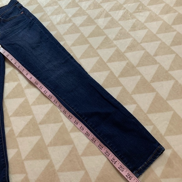 J crew high rise toothpick jeans dark point lake - Picture 3 of 7